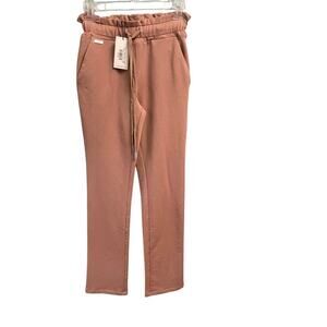 Ladaire NEW Hazel Track Pants Pull On Size XXS Nude Elastic Waist $158